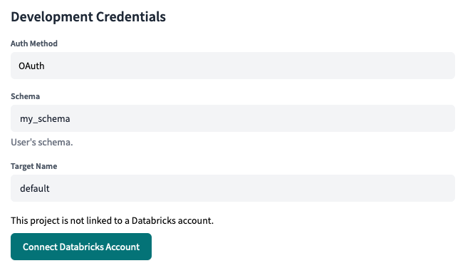 Connecting to Databricks from an IDE user profile Connecting to Databricks from an IDE user profile